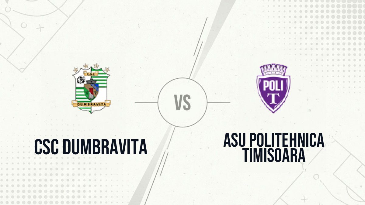 Pronostic CSC Dumbravita ASU Politehnica Timisoara
