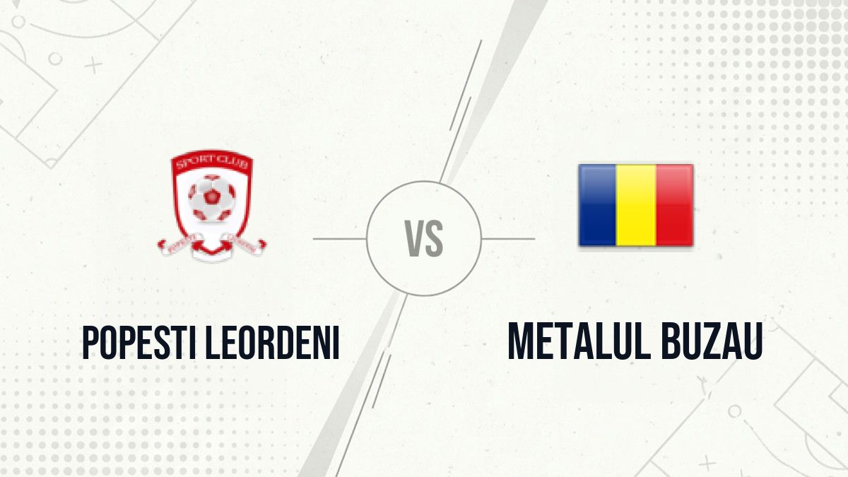 Pronostic Popesti Leordeni Metalul Buzau