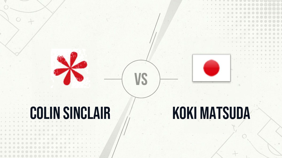 Pronostic Colin Sinclair Koki Matsuda