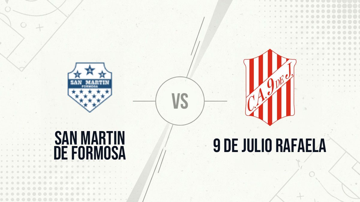 Pronostic San Martin de Formosa 9 de Julio Rafaela
