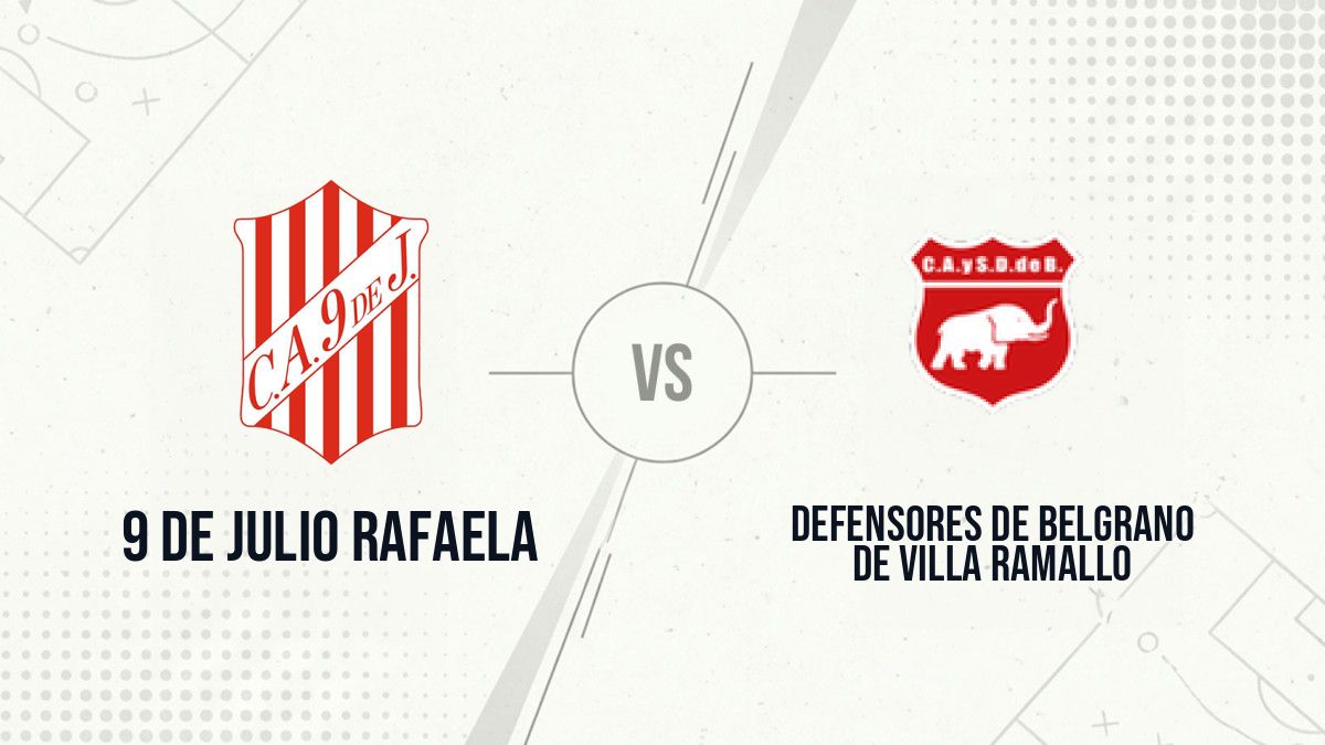 Pronostic 9 de Julio Rafaela Defensores de Belgrano de Villa Ramallo