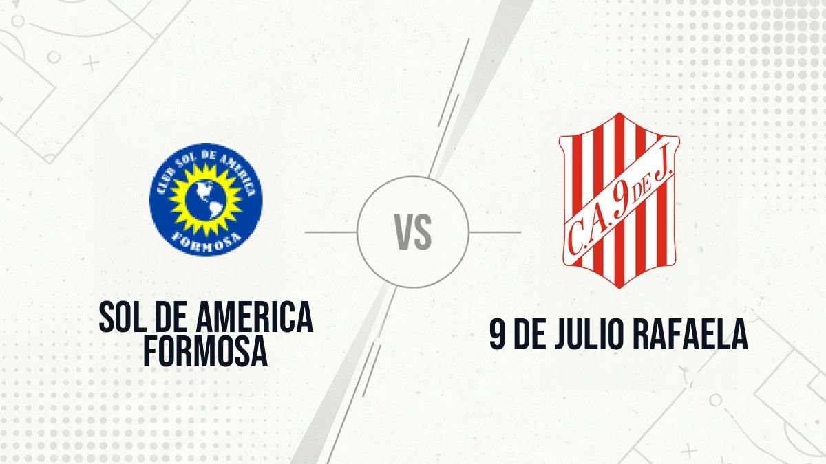 Pronostic Sol de America Formosa 9 de Julio Rafaela