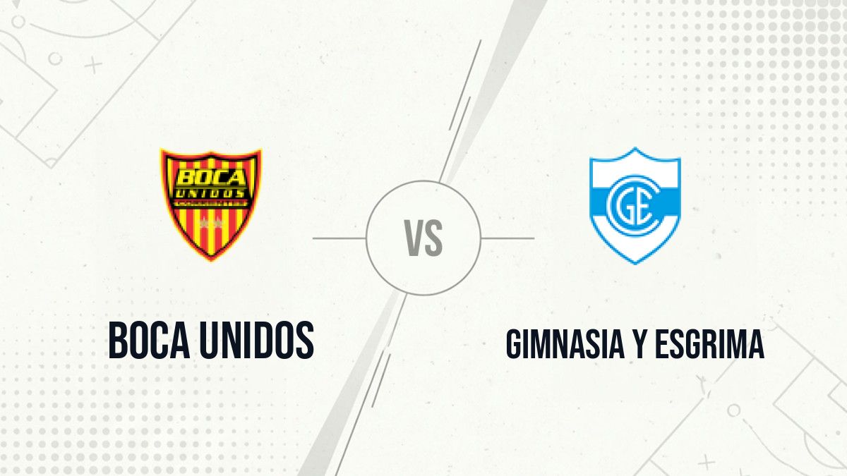 Pronostic Boca Unidos Gimnasia y Esgrima