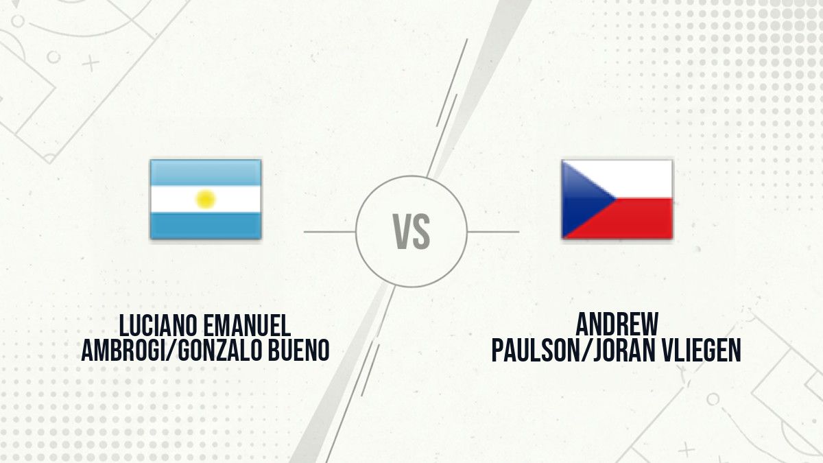 Pronostic Luciano Emanuel Ambrogi/Gonzalo Bueno Andrew Paulson/Joran Vliegen