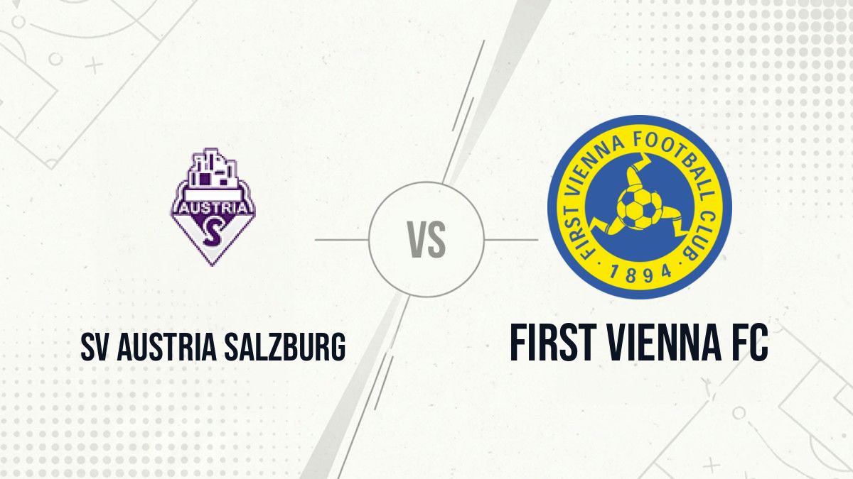 Pronostic SV Austria Salzburg First Vienna FC