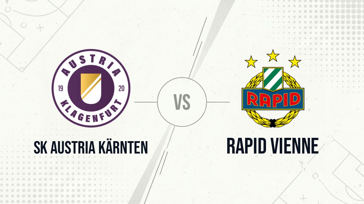 Pronostic SK Austria Kärnten Rapid Vienne