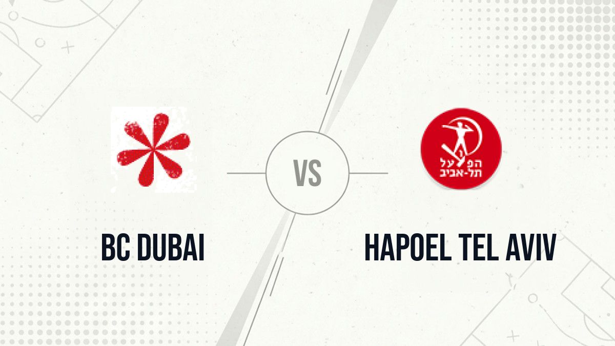 Pronostic BC Dubai Hapoel Tel Aviv