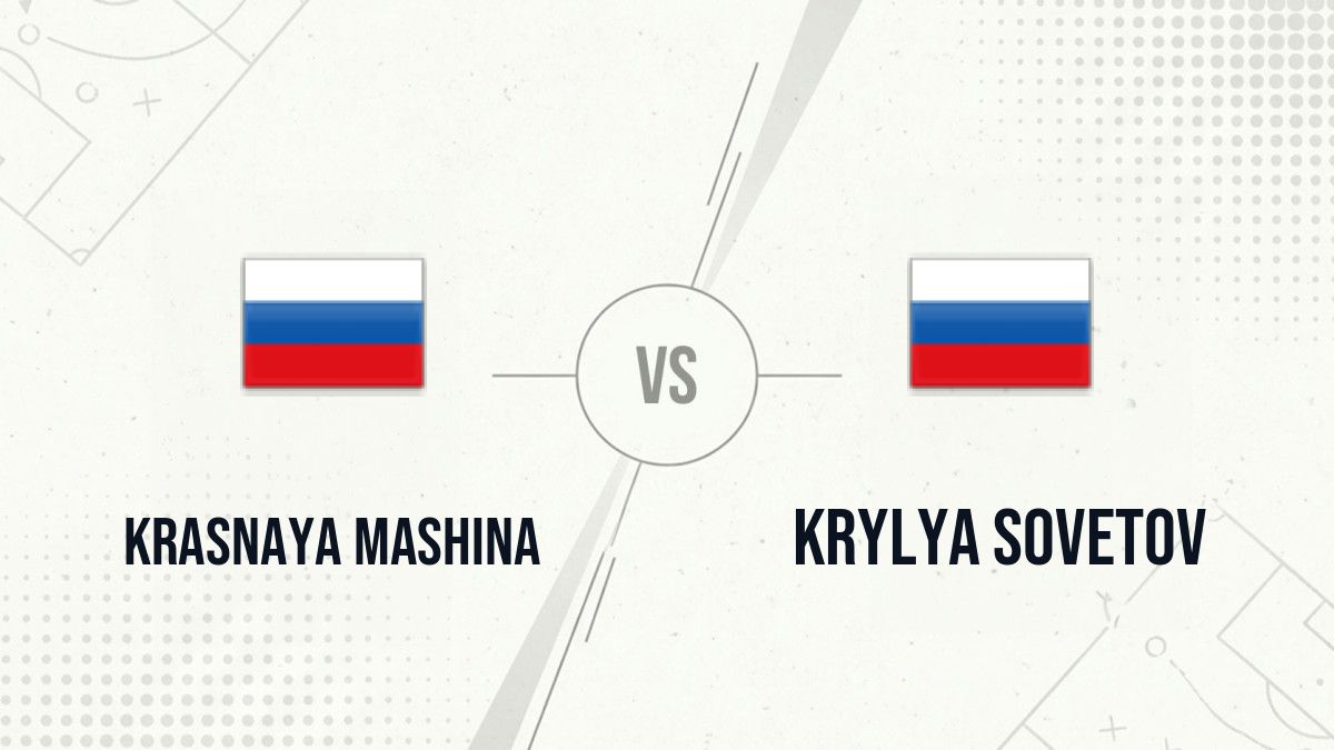 Pronostic Krasnaya Mashina Krylya Sovetov