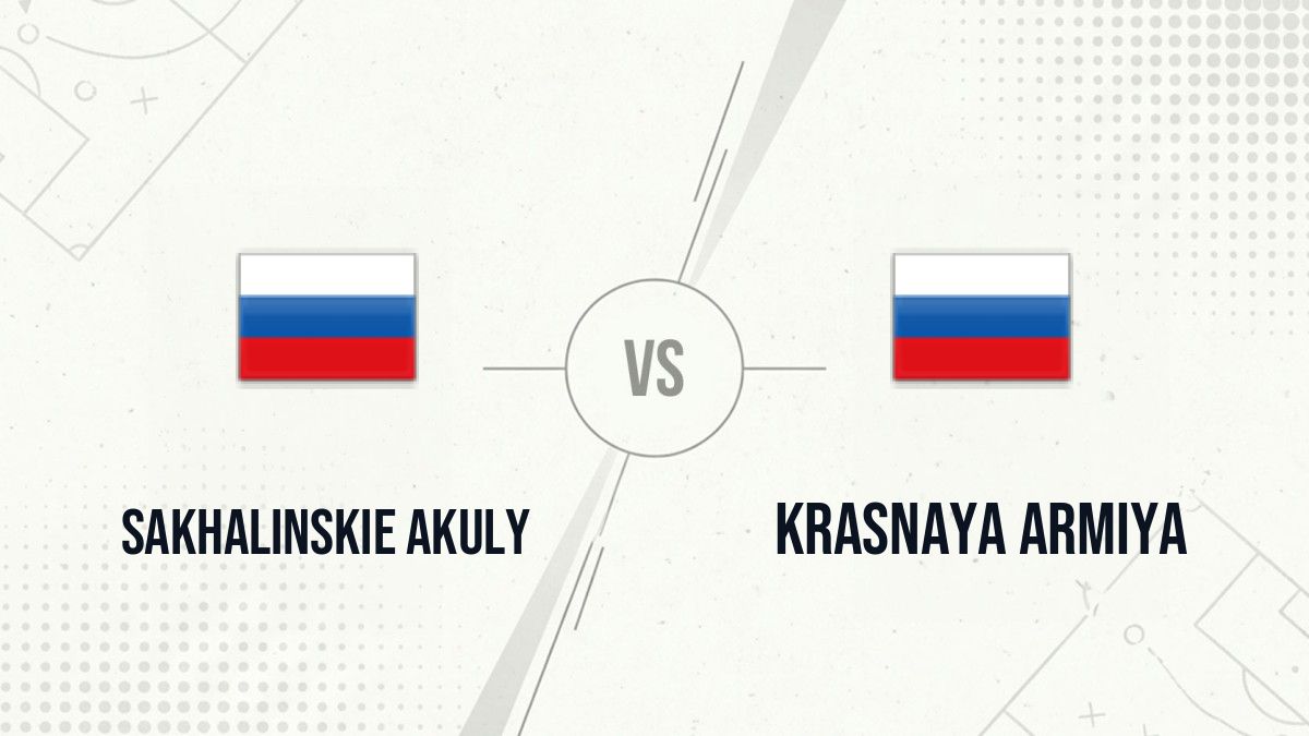 Pronostic Sakhalinskie Akuly Krasnaya Armiya