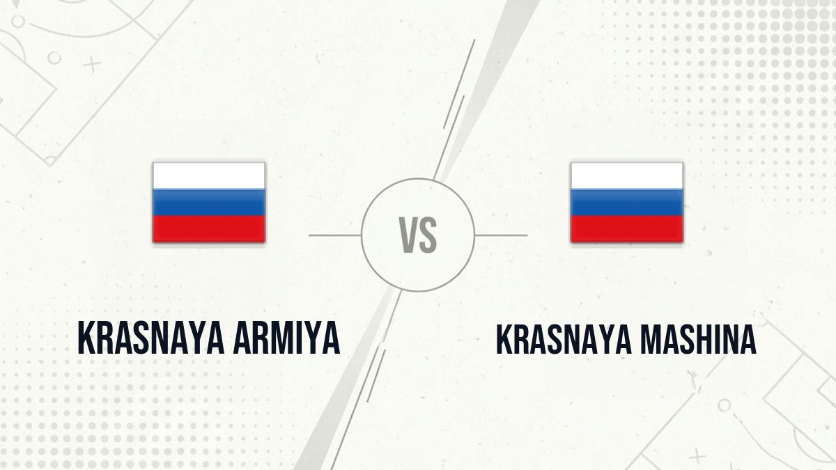 Pronostic Krasnaya Armiya Krasnaya Mashina