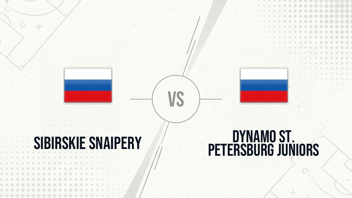 Pronostic Sibirskie Snaipery Dynamo St. Petersburg Juniors