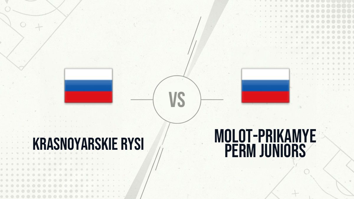 Pronostic Krasnoyarskie Rysi Molot-Prikamye Perm Juniors