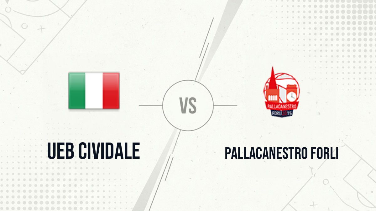 Pronostic UEB Cividale Pallacanestro Forli