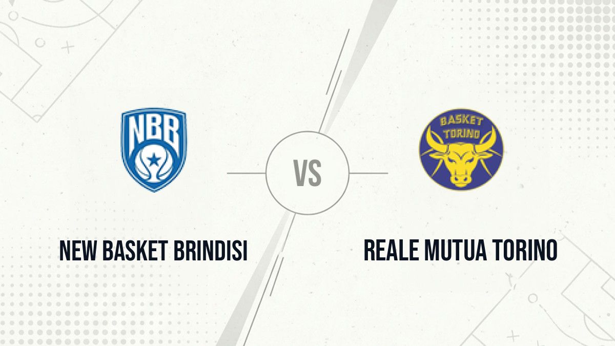 Pronostic New Basket Brindisi Reale Mutua Torino