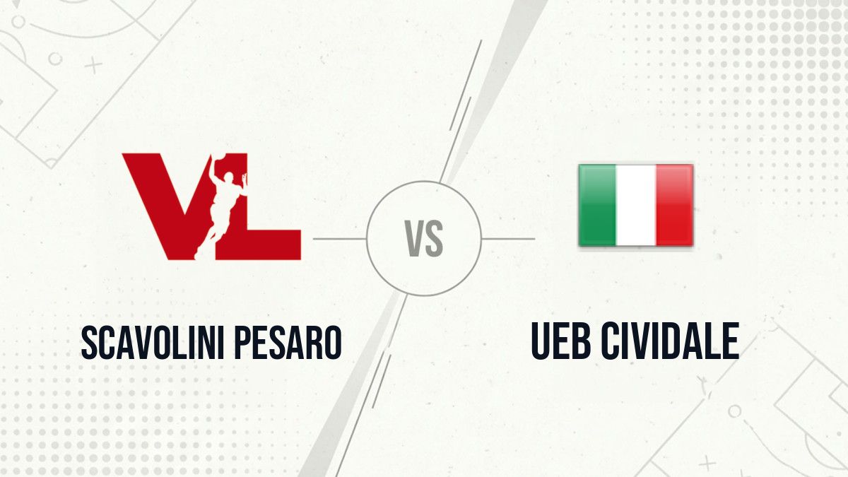 Pronostic Scavolini Pesaro UEB Cividale