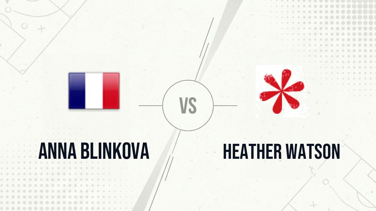 Pronostic Anna Blinkova Heather Watson