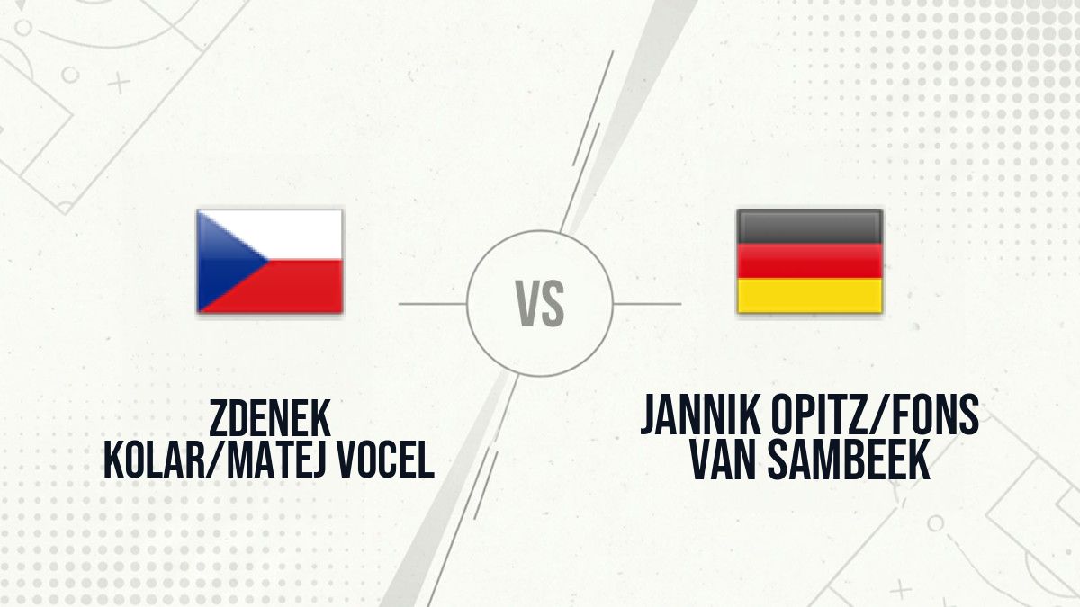 Pronostic Zdenek Kolar/Matej Vocel Jannik Opitz/Fons van Sambeek