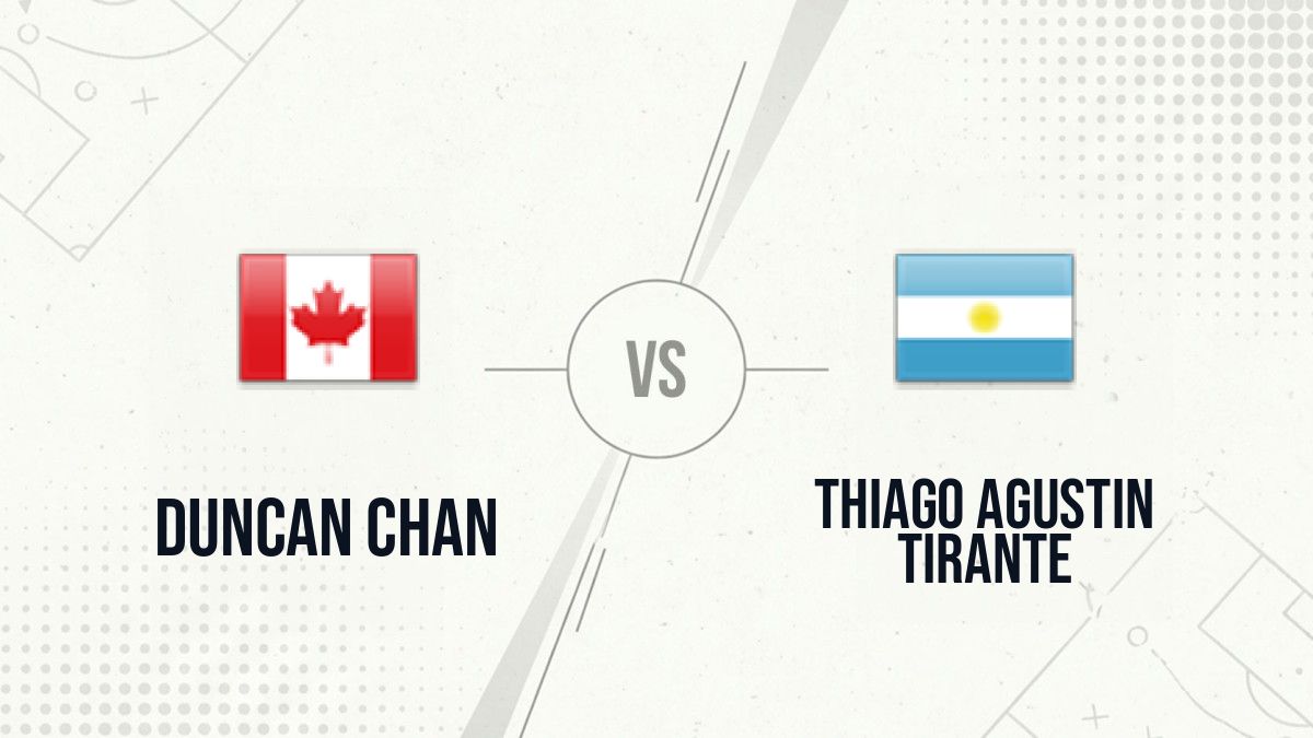 Pronostic Duncan Chan Thiago Agustin Tirante