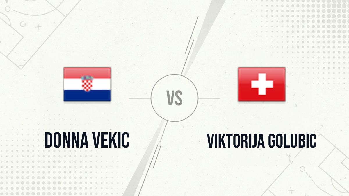 Pronostic Donna Vekic Viktorija Golubic