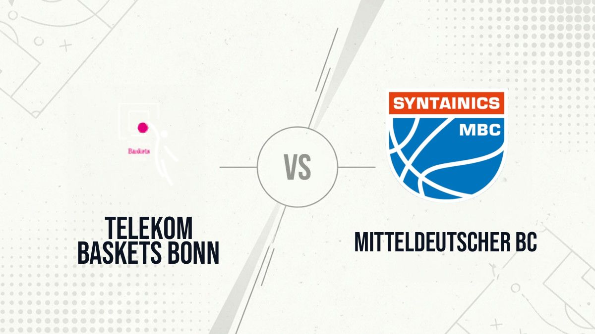 Pronostic Telekom Baskets Bonn Mitteldeutscher BC