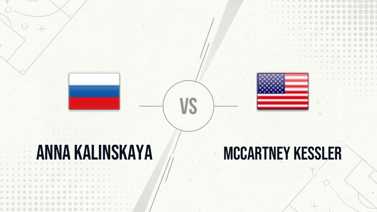 Pronostic Anna Kalinskaya McCartney Kessler