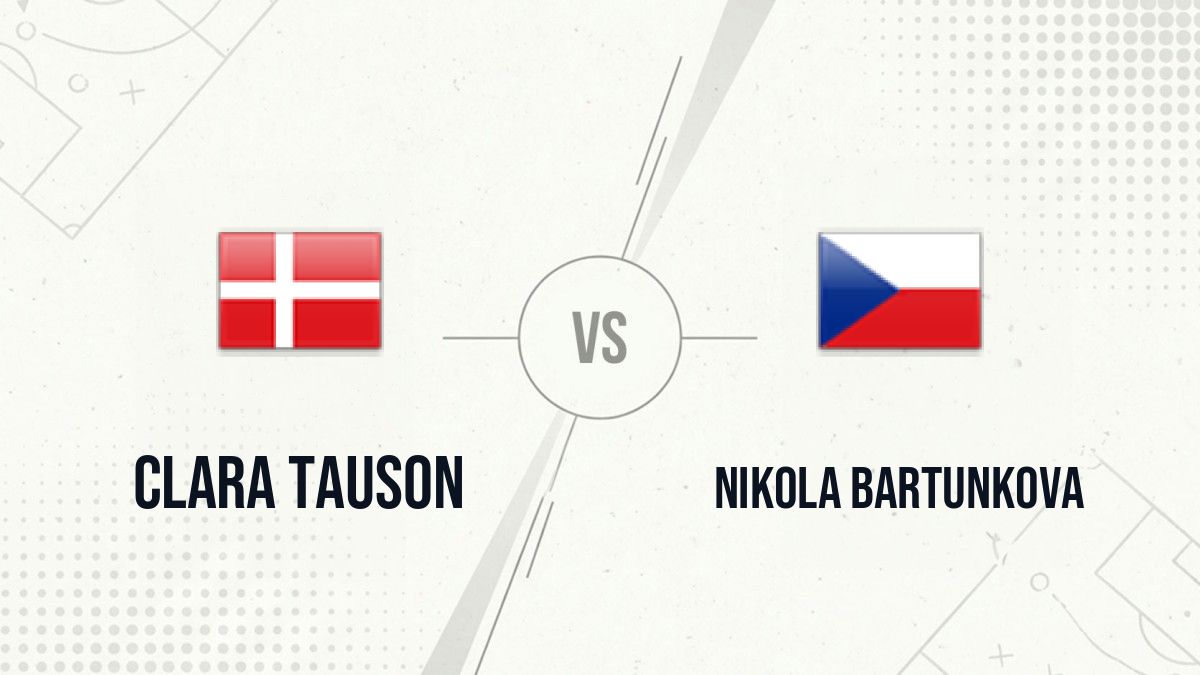 Pronostic Clara Tauson Nikola Bartunkova