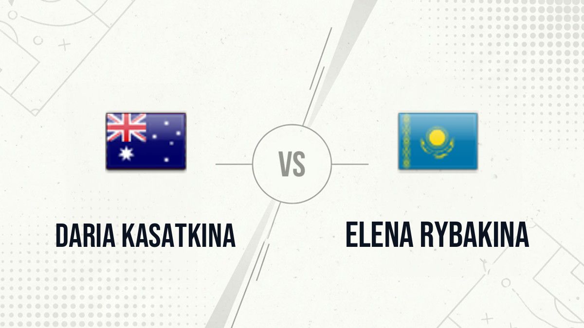 Pronostic Daria Kasatkina Elena Rybakina