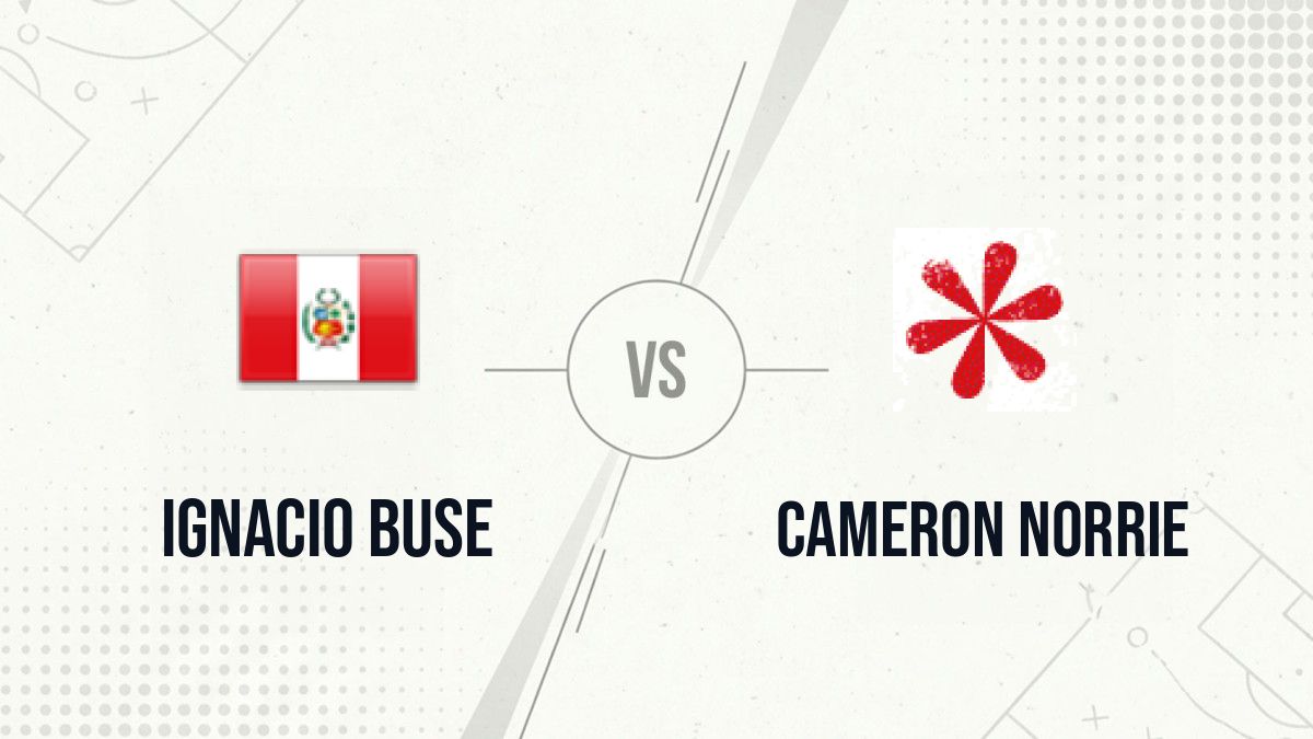 Pronostic Ignacio Buse Cameron Norrie