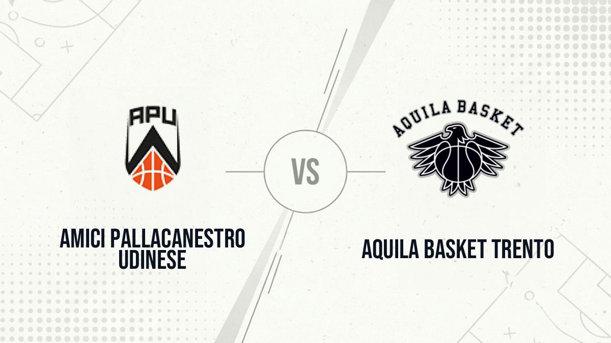 Pronostic Amici Pallacanestro Udinese Aquila Basket Trento