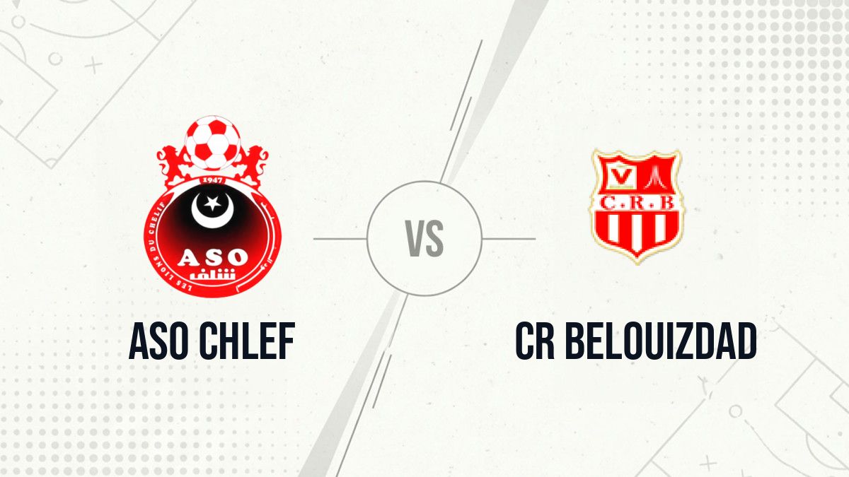 Pronostic ASO Chlef CR Belouizdad