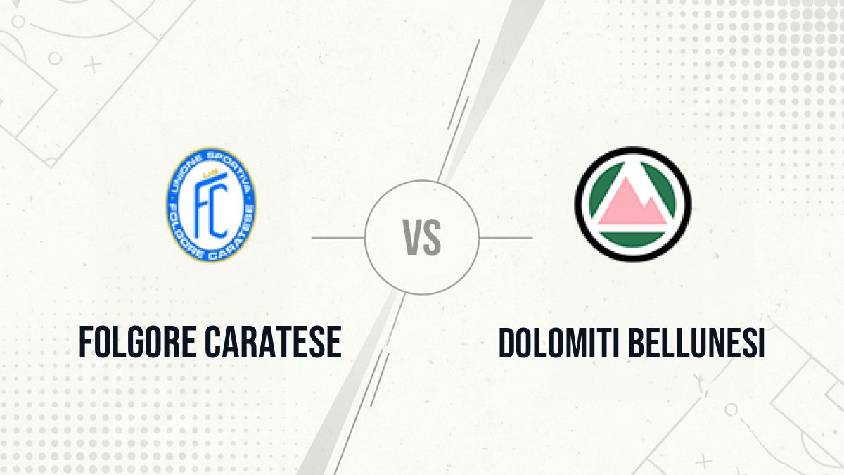 Pronostic Folgore Caratese Dolomiti Bellunesi