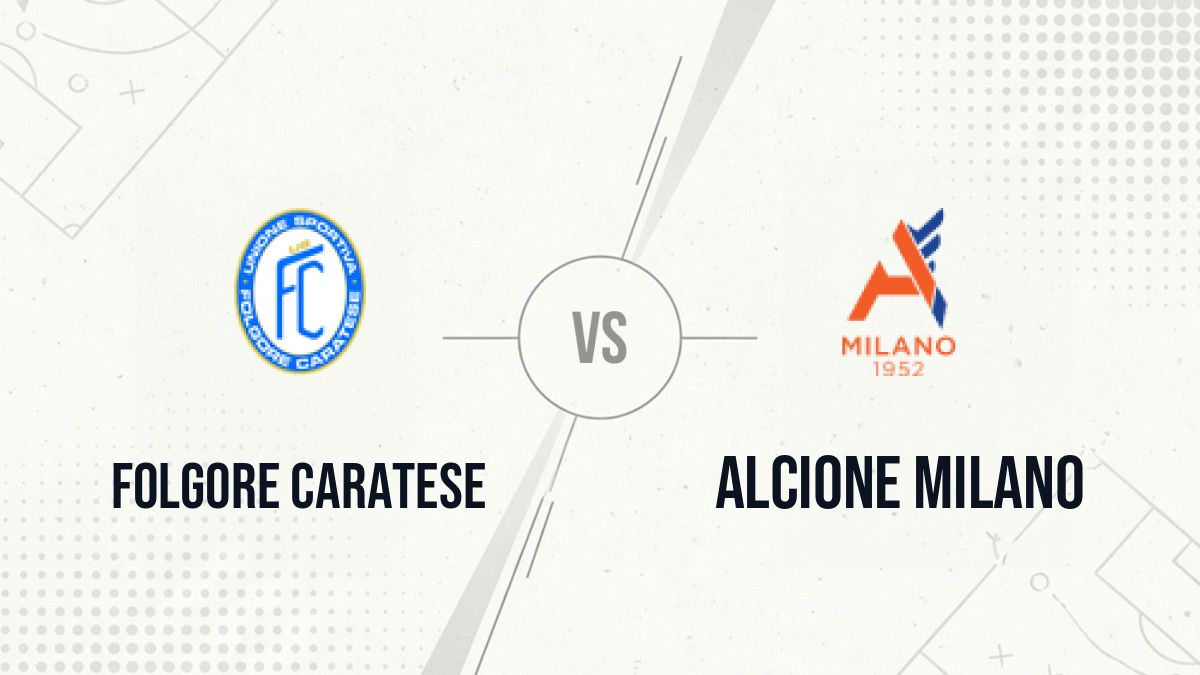 Pronostic Folgore Caratese Alcione Milano