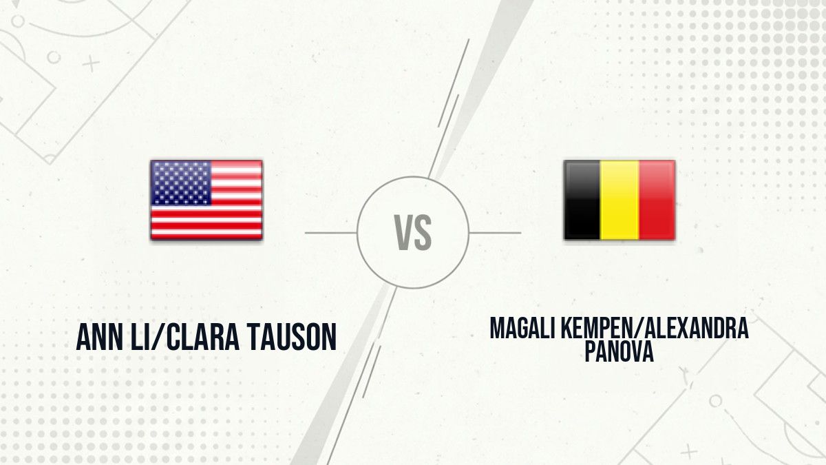 Pronostic Ann Li/Clara Tauson Magali Kempen/Alexandra Panova