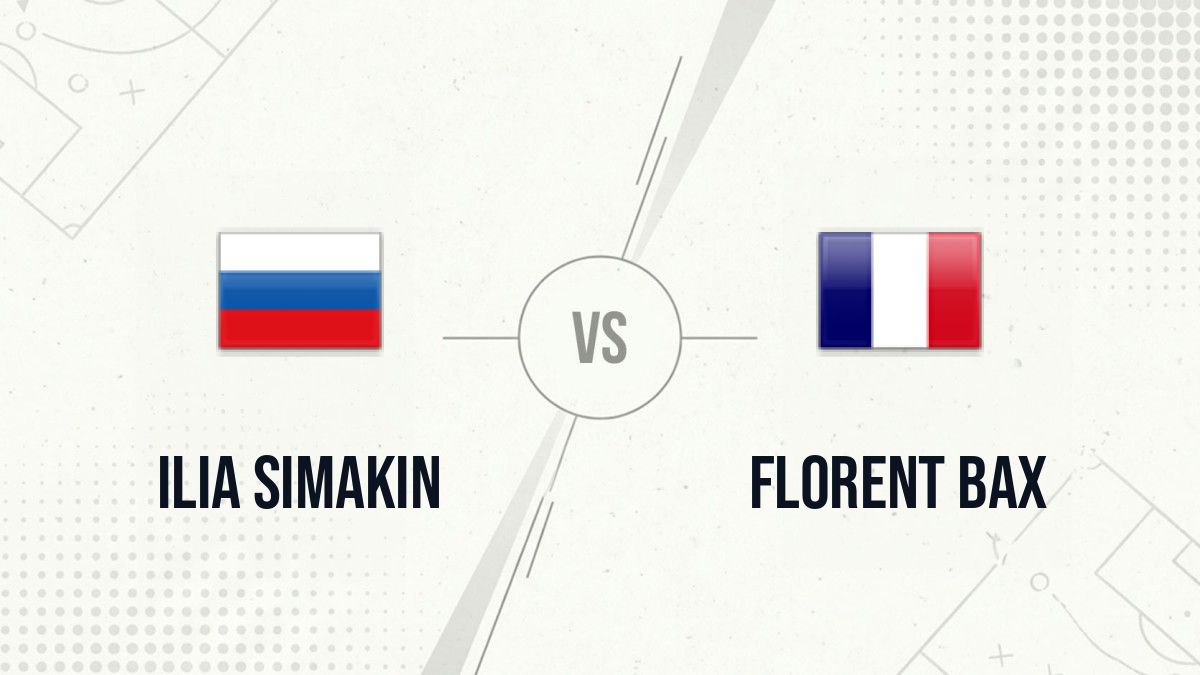 Pronostic Ilia Simakin Florent Bax