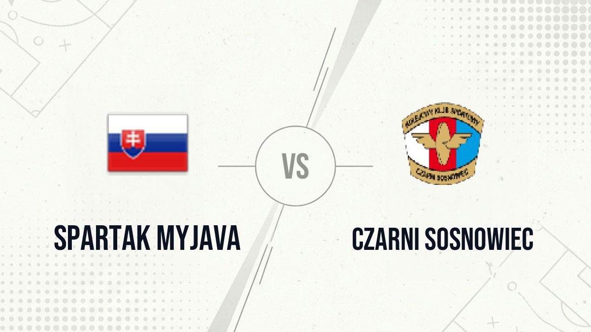 Pronostic Spartak Myjava Czarni Sosnowiec