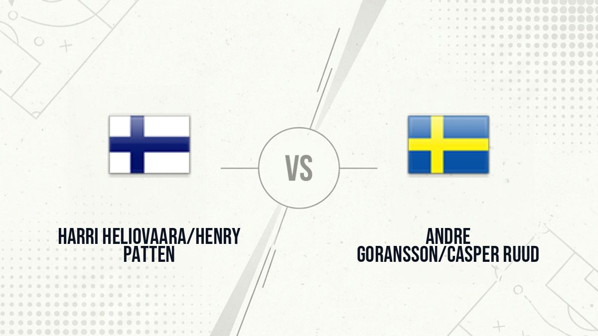 Pronostic Harri Heliovaara/Henry Patten Andre Goransson/Casper Ruud