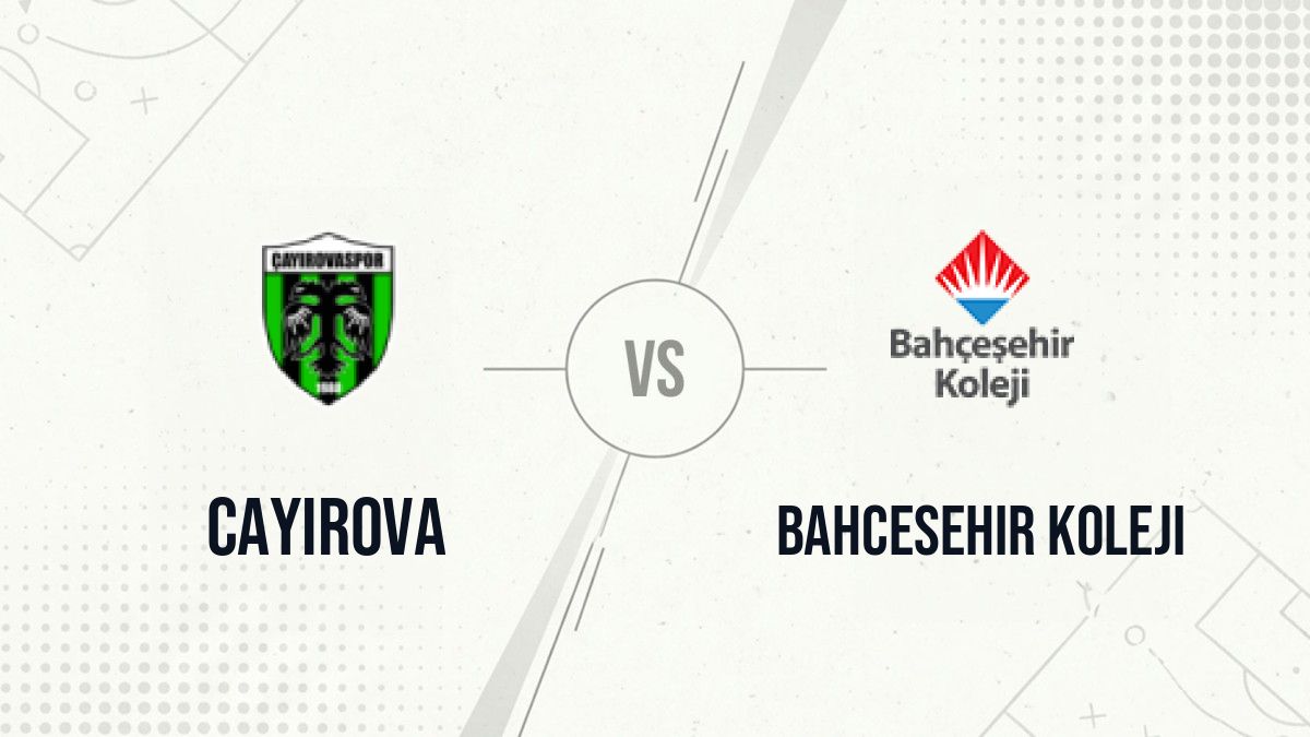 Pronostic Cayirova Bahcesehir Koleji