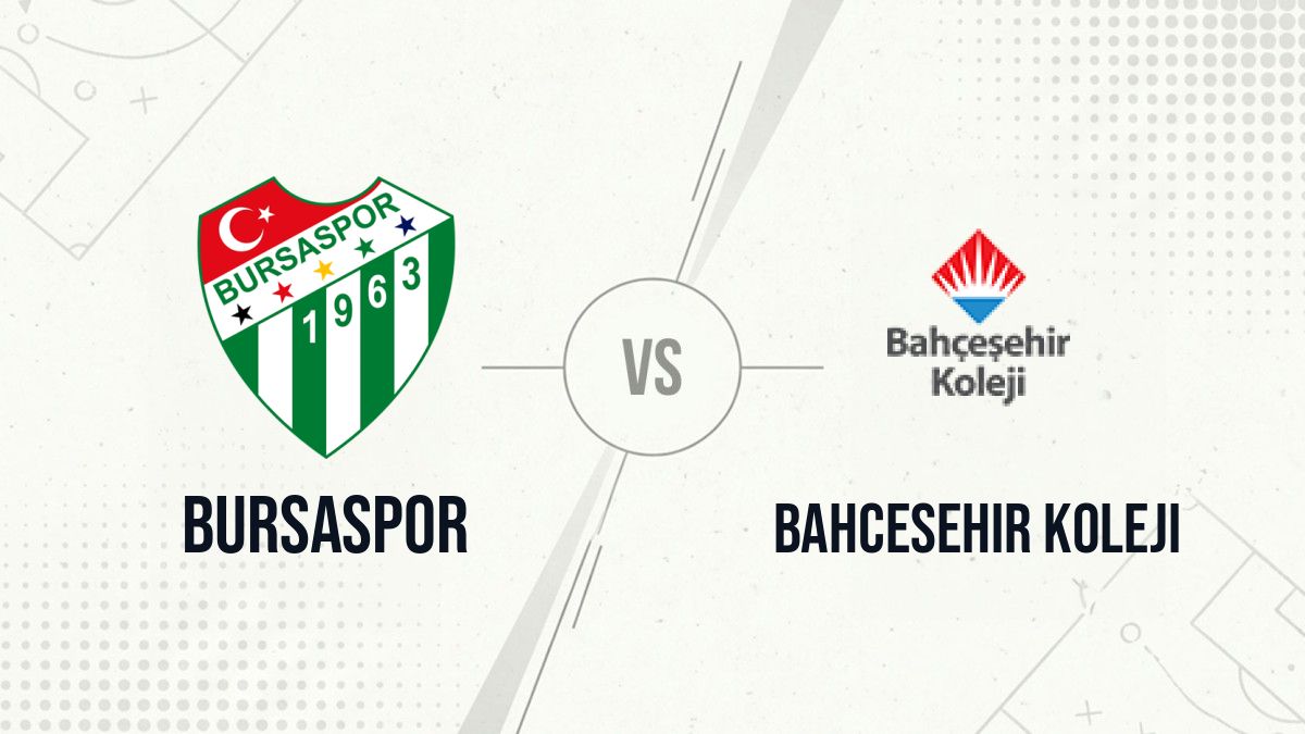 Pronostic Bursaspor Bahcesehir Koleji