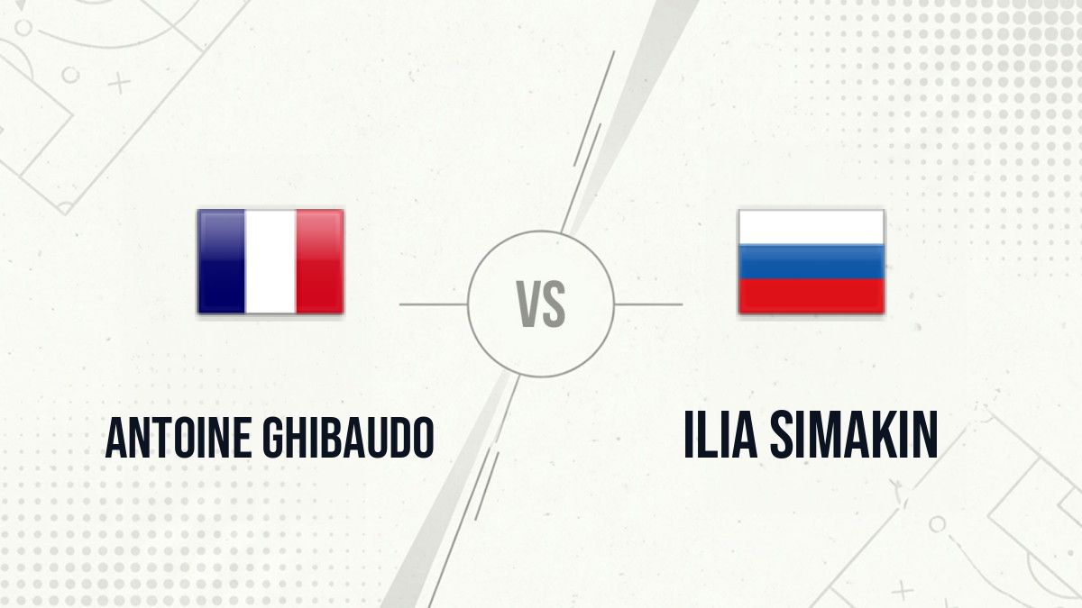 Pronostic Antoine Ghibaudo Ilia Simakin