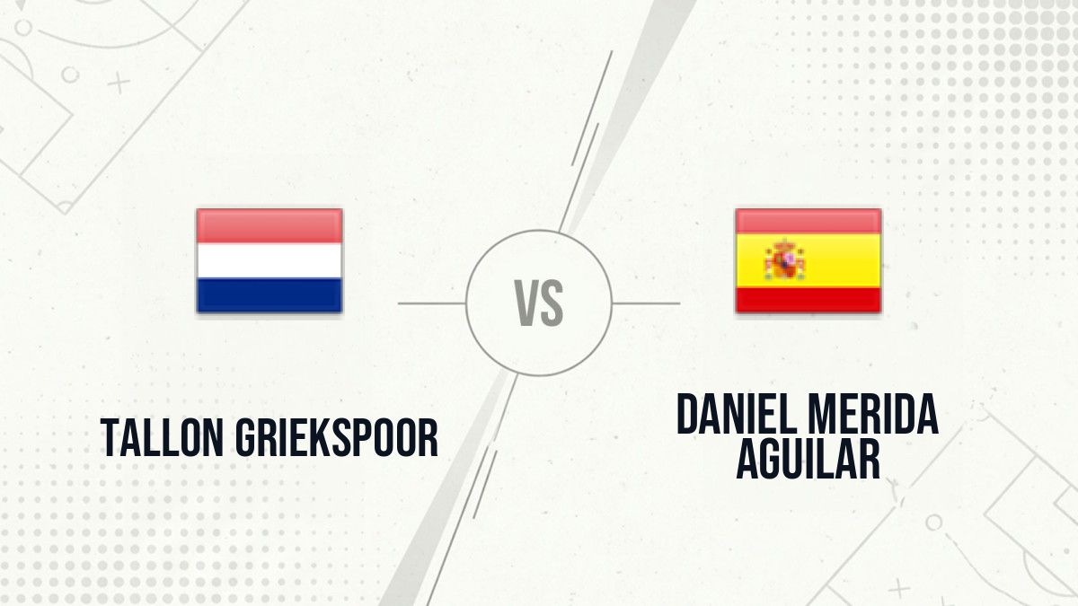 Pronostic Tallon Griekspoor Daniel Merida Aguilar