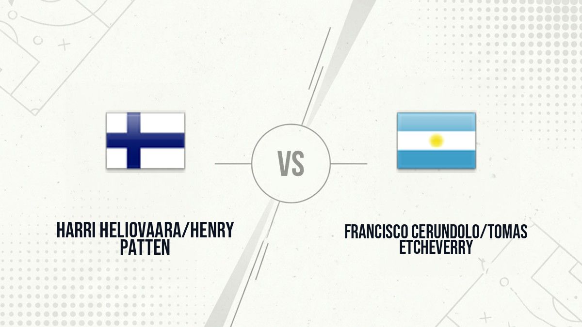Pronostic Harri Heliovaara/Henry Patten Francisco Cerundolo/Tomas Etcheverry