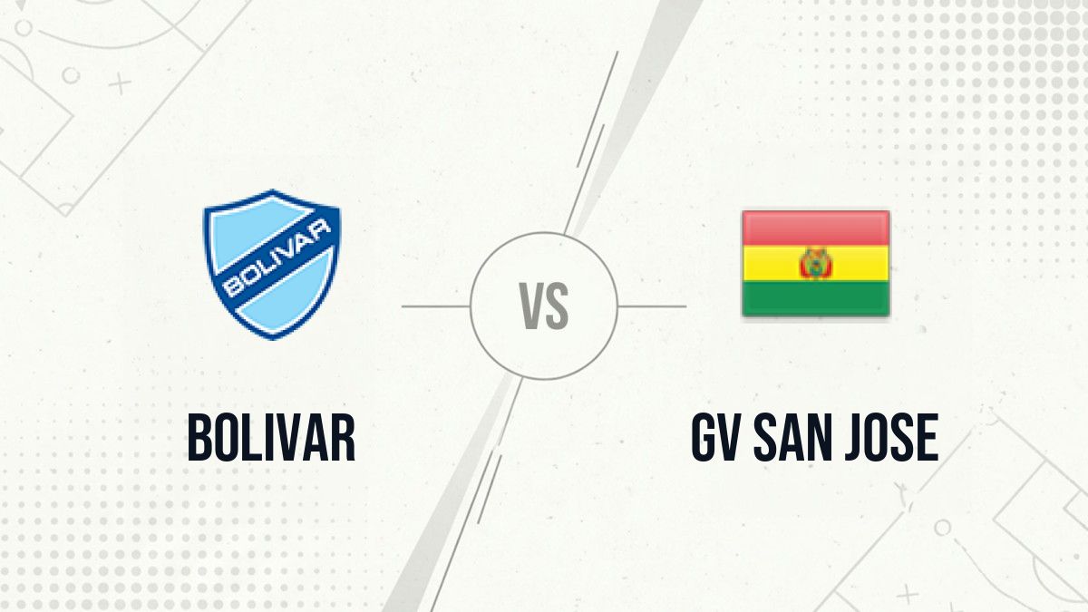 Pronostic Bolivar GV San Jose