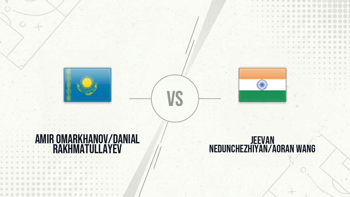 Pronostic Amir Omarkhanov/Danial Rakhmatullayev Jeevan Nedunchezhiyan/Aoran Wang