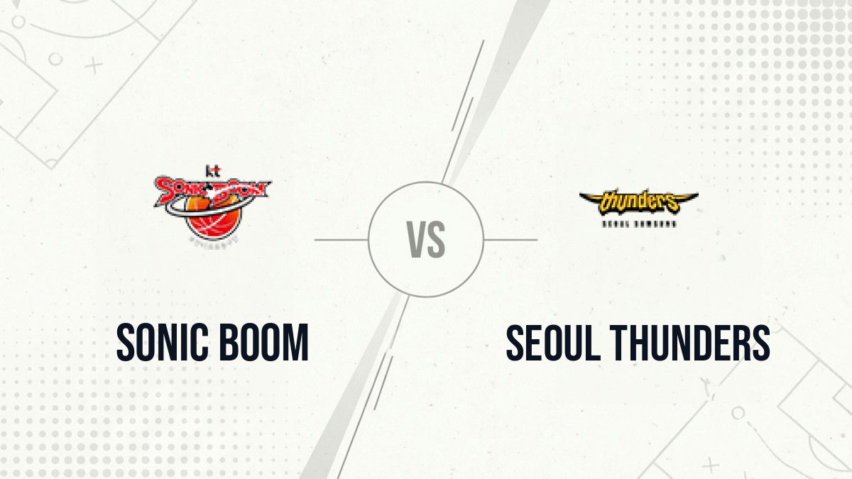Pronostic Sonic Boom Seoul Thunders