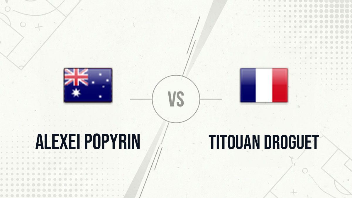 Pronostic Alexei Popyrin Titouan Droguet