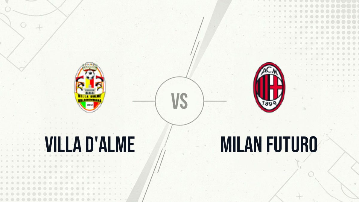 Pronostic Villa D'Alme Milan Futuro