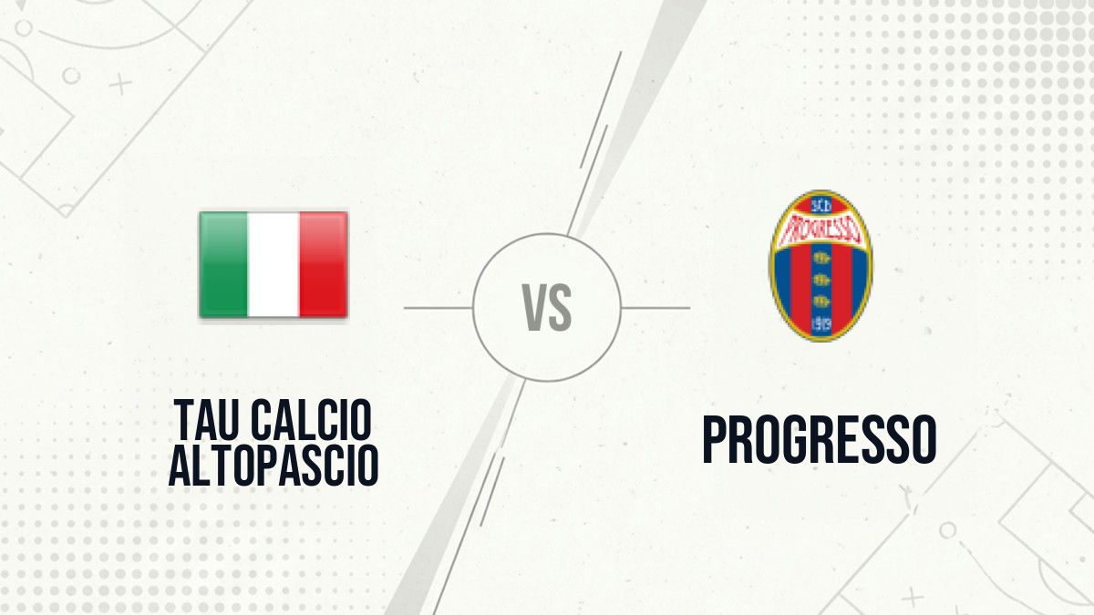 Pronostic Tau Calcio Altopascio Progresso
