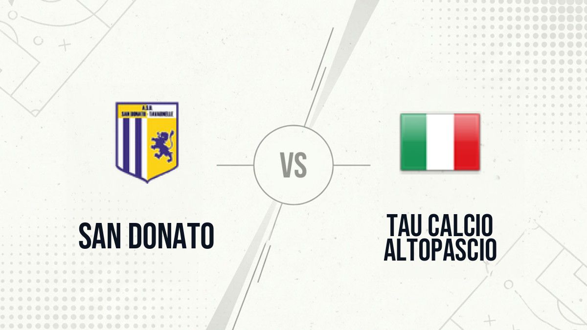Pronostic San Donato Tau Calcio Altopascio