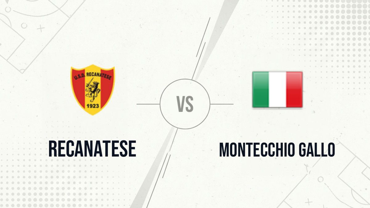 Pronostic Recanatese Montecchio Gallo