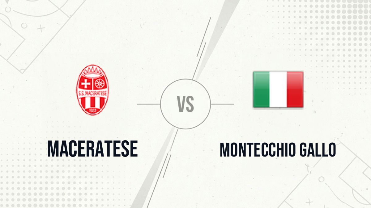 Pronostic Maceratese Montecchio Gallo